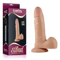 Lovetoy Real Extreme Testisli Kalın Realistik Penis Dildo 20 Cm