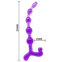  Baile Bendy Twist 23 CM Sıralı Anal Vajinal Zevk Topu Plug Açıcı