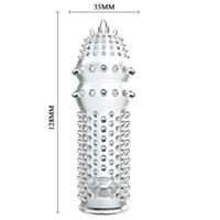  Baile Nights Sleeve Süper Kalite Silikon Penis Kılıfı Prezervatif