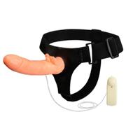  Baile Ultra Protez 20 CM Titreşimli Belden Bağlamalı Penis