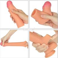  Lovetoy Nature 5 Cm Dolgulu Penis Kılıfı Uzatmalı Realistik Kılıf