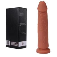 22 CM Damarlı Güçlü Vantuzlu Full Realistik Penis Dildo
