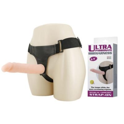 22Cm Belden Bağlamalı Protez Penis Bükülebilen Realistik Dildo