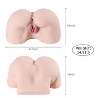 7 KG Tam Realistik 2 İşlevli Yapay Suni Vajina Kalça Mastürbatör
