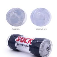 Anal ve Vajinal Çift Taraflı Silikon Mastürbatör