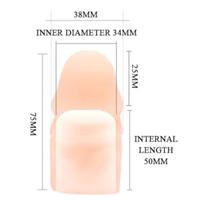 Baile Over Long Sleeve 3Cm Dolgulu Uzatmalı Prezervatif Penis Kılıfı
