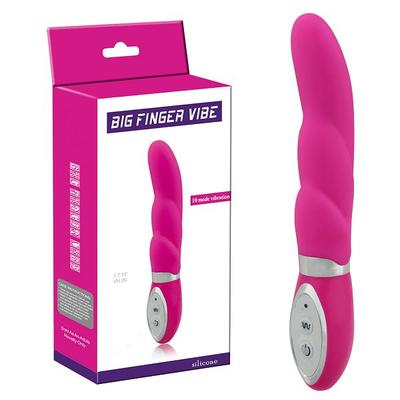 Big Finger 10 Hız Titreşimli Süper Silikon Teknolojik Vibratör