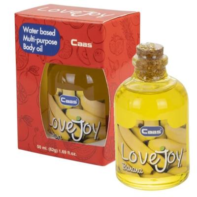 Cabs Lovejoy Banana Muz Aromalı Erotik Masaj Yağı 50 Ml Cam Şişe