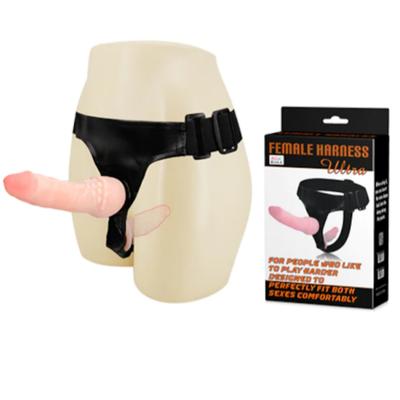 Çift Taraflı İkili Belden Bağlamalı Anal Plug ve Dildo Penis
