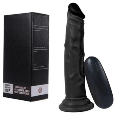 Diamond 10 Titreşimli Zenci Vibratör Penis Anal Vajinal Dildo