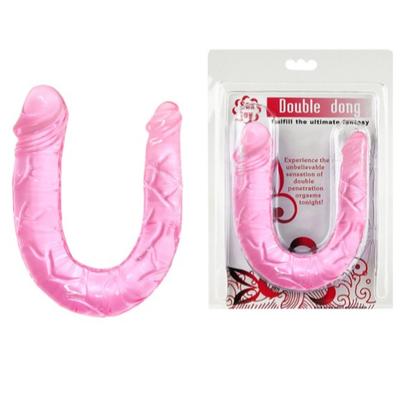 Double Dong 30 Cm Çift Taraflı Jel Dildo Anal Vajinal Penis