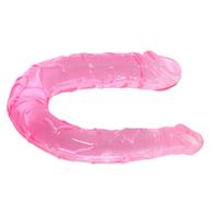 Double Dong 30 Cm Çift Taraflı Jel Dildo Anal Vajinal Penis
