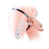 Lovetoy 10 Titreşimli Belden Bağlamalı Ikili Çatal Protez Strapon