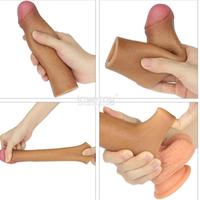 Lovetoy Nature 5 Cm Dolgulu Penis Kılıfı Uzatmalı Silikon Kılıf