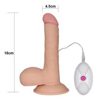 Lovetoy Soft Dude Titreşimli Realistik Vibratör Dildo 19 CM