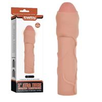 Lovetoy X-Tender 7 Cm Dolgulu Realistik Titreşimli Penis Kılıfı 18 CM