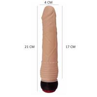 Massive Dong 21 Cm Titreşimli Vibratör Kalın Realistik Dildo