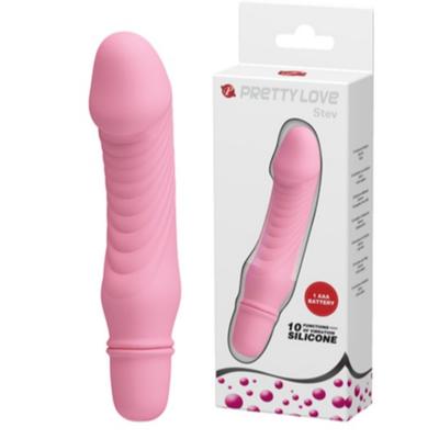Pretty Love 10 Titreşimli Vibratör Anal Plug G-Spot Pembe Mastürbatör