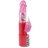 Rota 23 CM Oynar Başlı Titreşimli Teknolojik Vibratör Penis