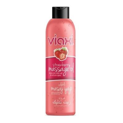Viaxi Çilek Aromalı Masaj Yağı Erotik Unisex Masaj Yağı 177 Ml