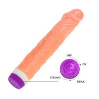 Waves 22 Cm Güçlü Titreşimli Realistik Vibratör Gerçekçi Dildo
