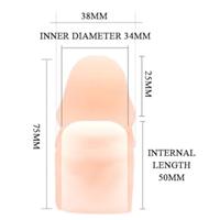 Baile Over Long Sleeve 3Cm Dolgulu Uzatmalı Prezervatif Penis Kılıfı