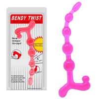 Bendy Twist 23 Cm Sıralı Anal Vajinal Zevk Topu Anal Plug Açıcı