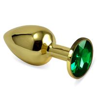  Yeşil Küçük boy gold anal plug