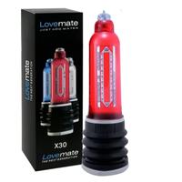 Lovemate Hydromax X30 Sulu Vakum Penis Pompası (Kırmızı) Bathmate
