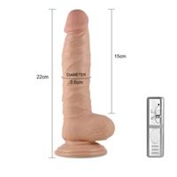 Lovetoy Extrem 22 Cm 3 Titreşimli Realistik Vibratör Penis Gerçekçi Dildo