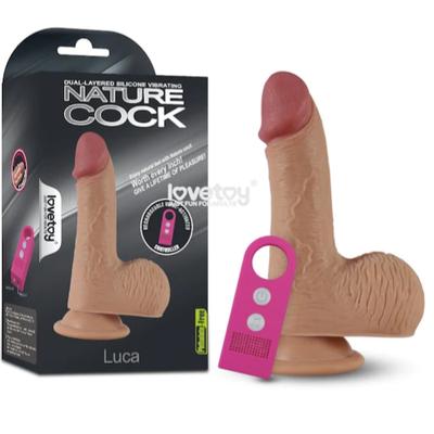 Lovetoy Luca 16 Cm Usb Şarjlı 7 Titreşimli Realistik Anal Vibratör Dildo