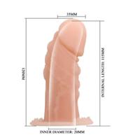 Lovetoy Performance Süper Realistik Penis Kılıfı Uzatmalı Prezervatif