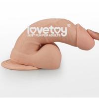 Lovetoy Real Extreme Testisli Kalın Realistik Penis Dildo 20 Cm