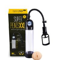 PenisXXL Basınç Göstergeli Penis Geliştirici Vakum Pompa + Vajina Başlık