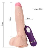 Shequ Holy 21 Cm 10 Hız Titreşimli Vantuzlu Realistik Vibratör Penis