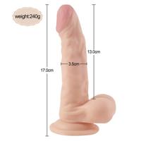 Xs 17 CM Vantuzlu Gerçekçi Realistik Penis Dildo