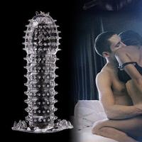 Kabartmalı Güçlü Dildo Uzatmalı Penis Kılıfı Prezervatif